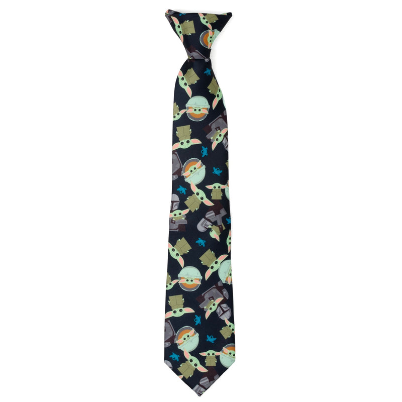 Mando Grogu Navy Boy's Tie