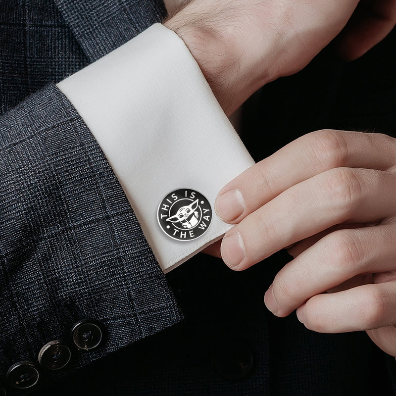 Star Wars Grogu "This Is The Way" Cufflinks