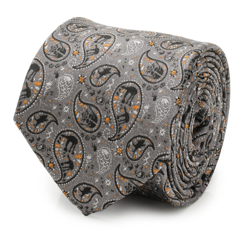 Star Wars Battle of Hoth Paisley Gray Tie