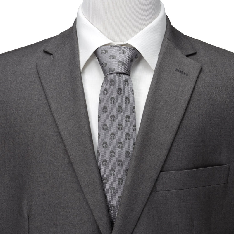 Star Wars Mandalorian Gray Tie