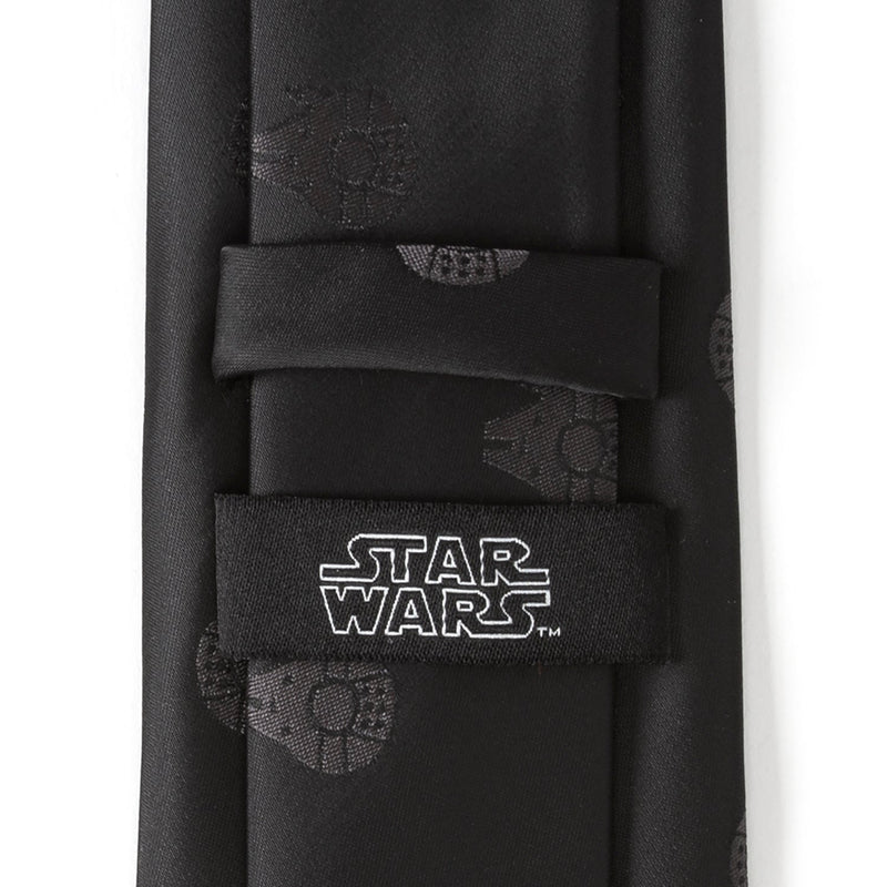 Star Wars Millennium Falcon Black Tonal Tie
