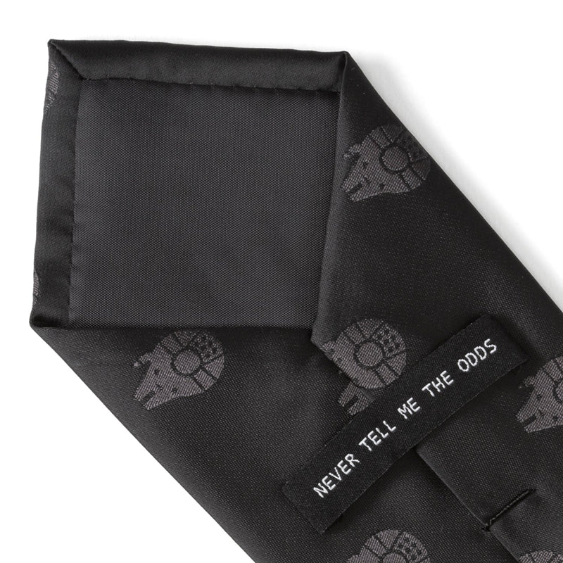 Star Wars Millennium Falcon Black Tonal Tie
