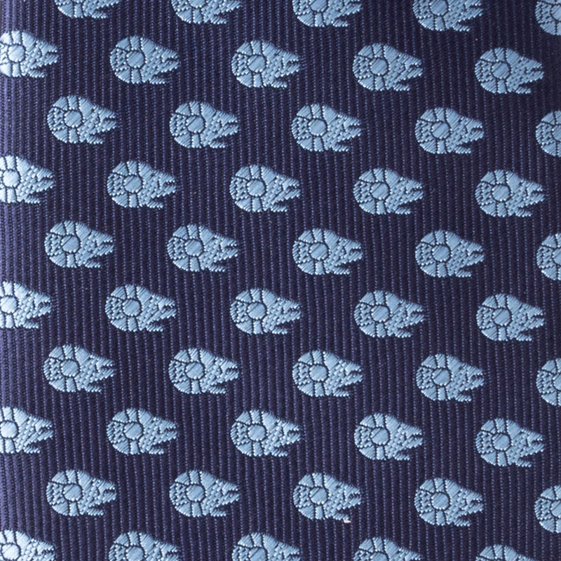 Star Wars Millennium Falcon Blue Tonal Tie