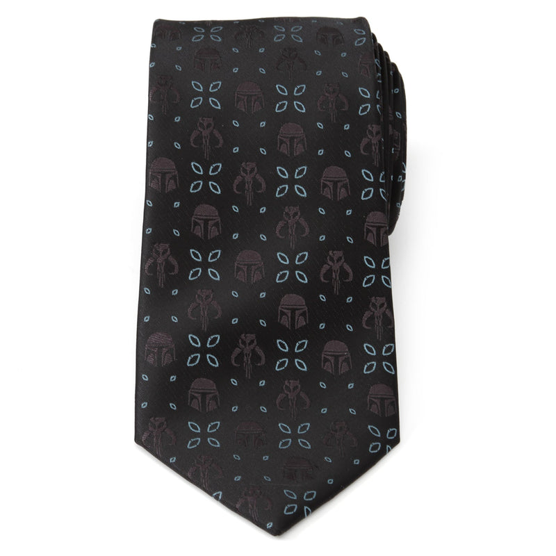 Star Wars Mandalorian Motif Black Tie