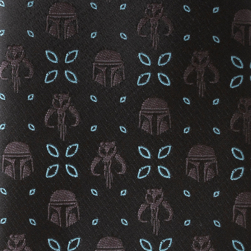 Star Wars Mandalorian Motif Black Tie