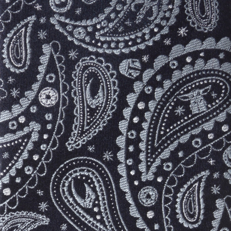 Star Wars Mandalorian Blue Paisley Tie