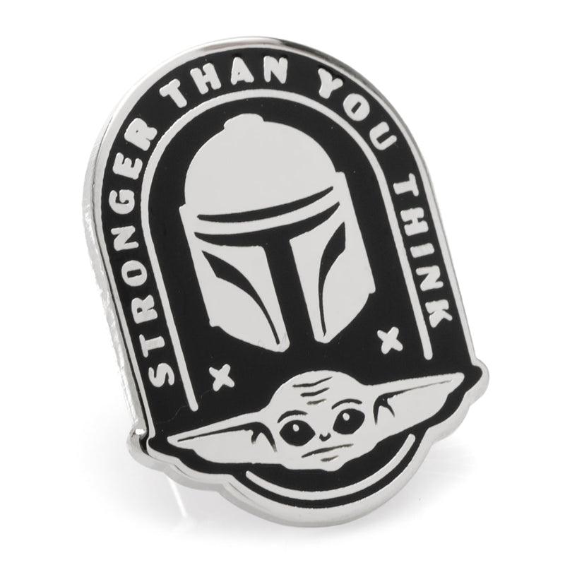Star Wars Mandalorian and Grogu Stronger Than You Think Lapel Pin