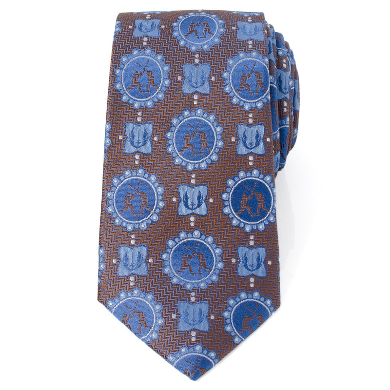 Star Wars Obi-Wan Kenobi and Anakin Skywalker LIGHTSABER Battle Blue Tie