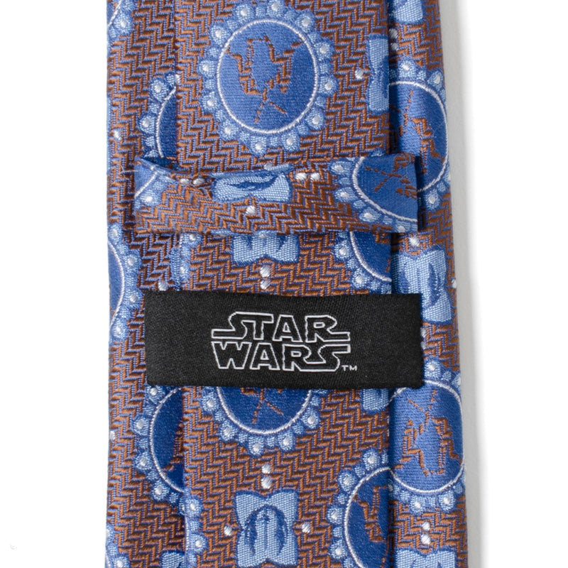 Star Wars Obi-Wan Kenobi and Anakin Skywalker LIGHTSABER Battle Blue Tie