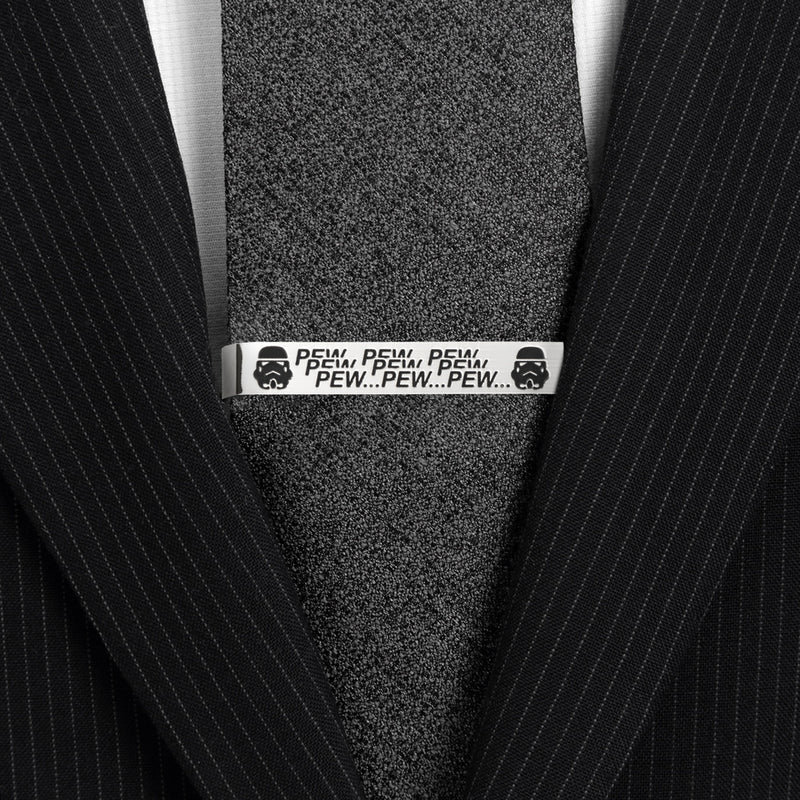 Star Wars Stormtrooper Pew Pew Pew Tie Bar