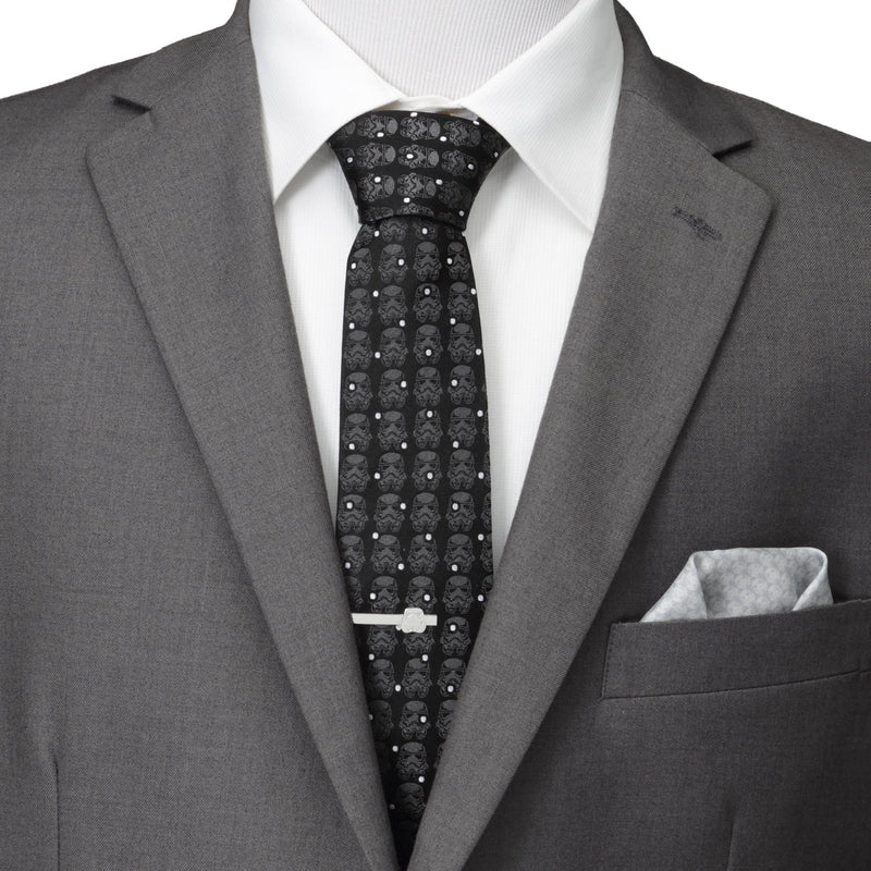 Star Wars Stormtrooper Dotted Black Tie