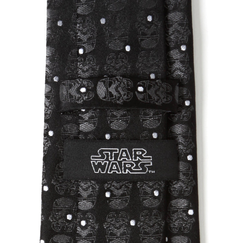 Star Wars Stormtrooper Dotted Black Tie