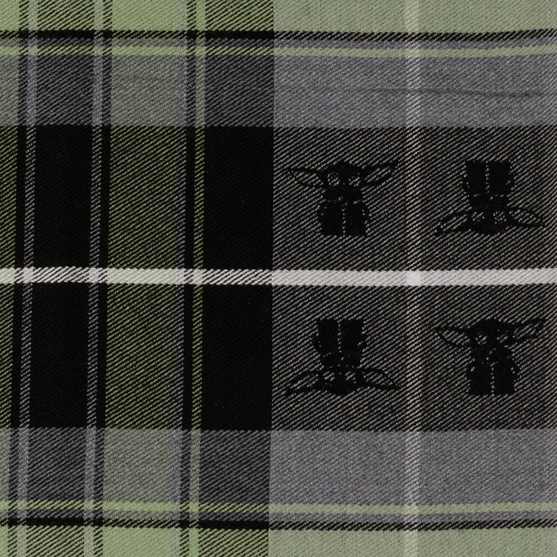 Star Wars Grogu Green and Black Scarf
