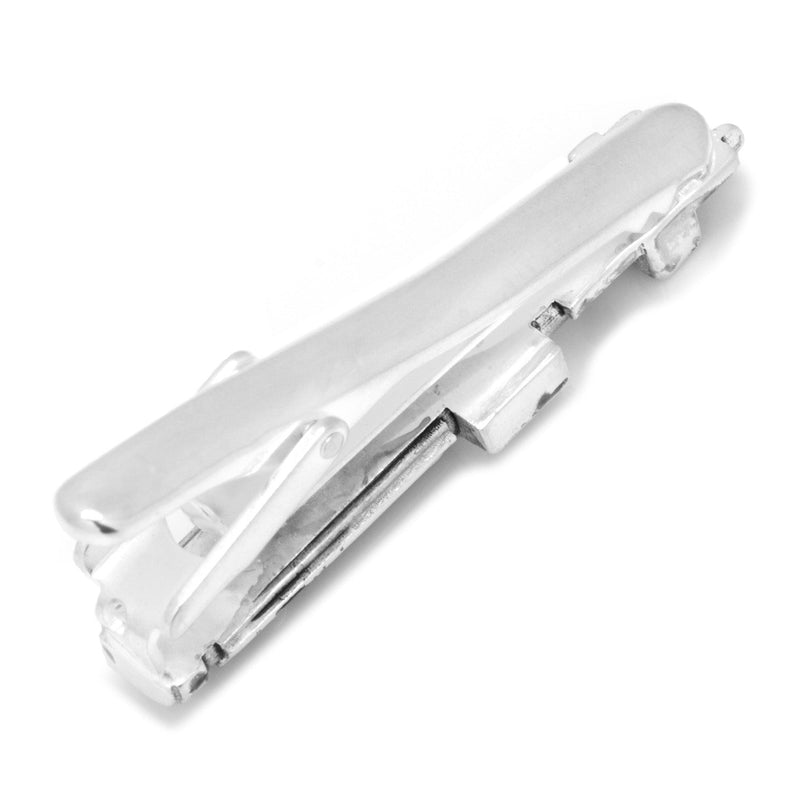 Star Wars Darth Vader Black and Gray Paisley Tie and LIGHTSABER Tie Clip Gift Set