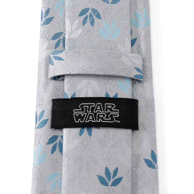 Star Wars Darth Vader Gray Floral Tie