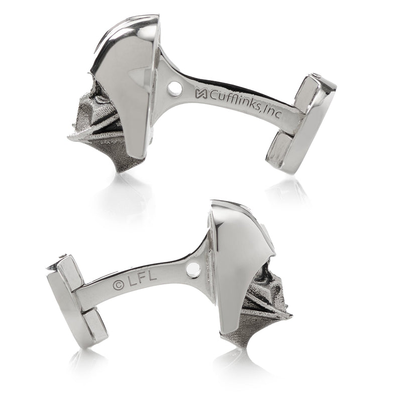 Star Wars Darth Vader Sterling Silver 3D Cufflinks