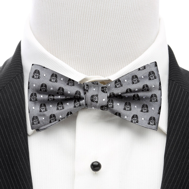Star Wars Darth Vader Gray Polka Dot Bow Tie