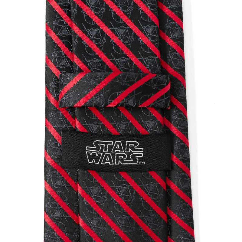 Star Wars Darth Vader Red and Black Striped Tie