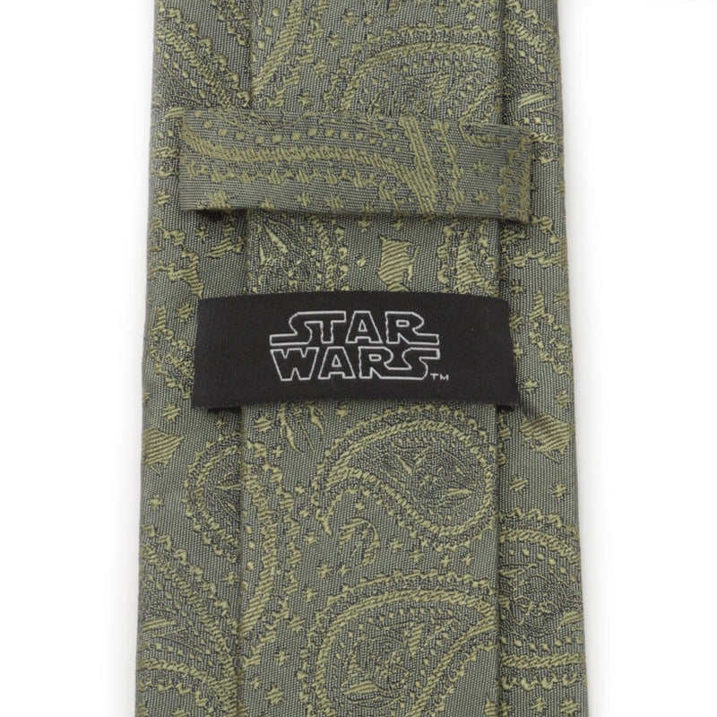 Star Wars Yoda Sage Green Silk Tie