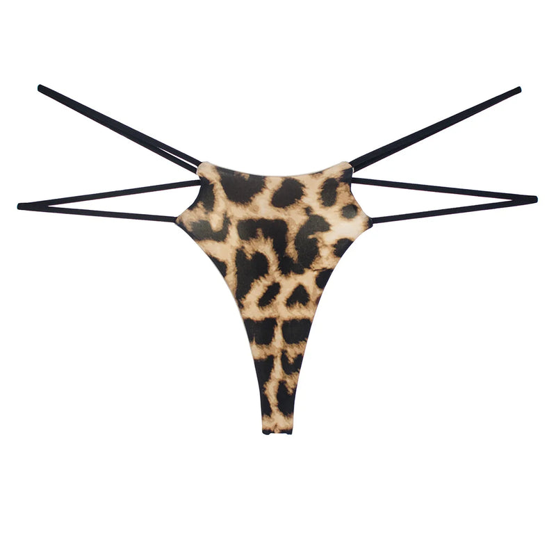 G String Thong Leopard Women Panties Sexy Briefs Cotton T-back Underwear Low Waist Seamless Femlae Lingerie Size S-XL