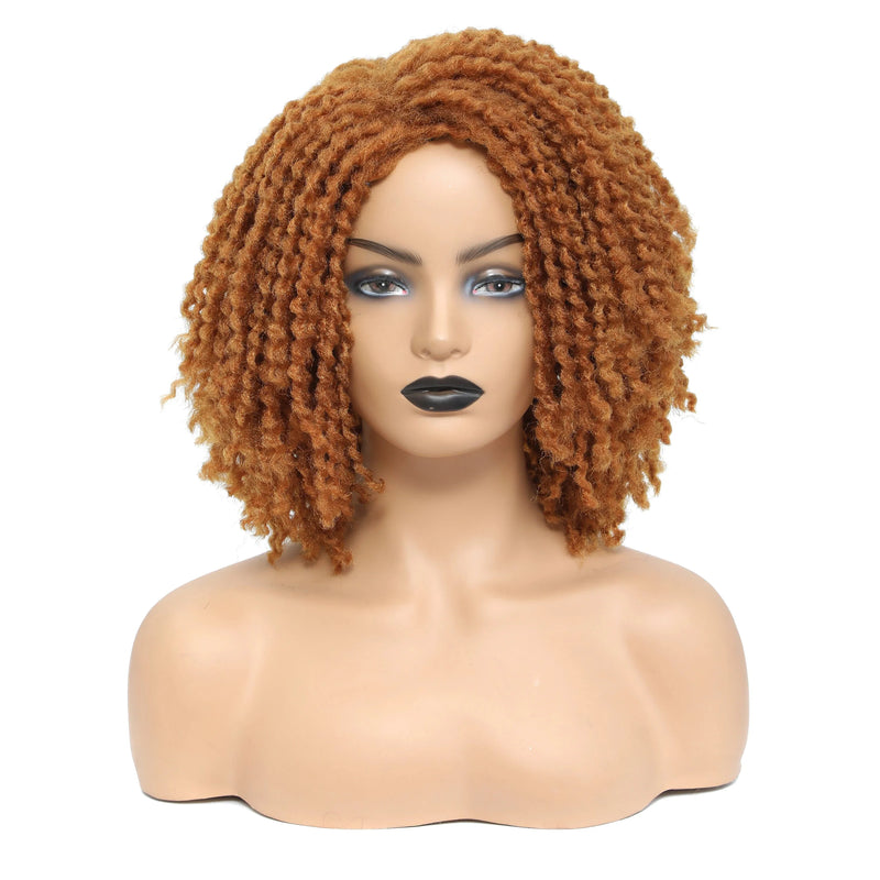 10" Ombre Dreadlock Wig | Sister Locs | Faux Locs Crochet Braids | Synthetic Twist Hair