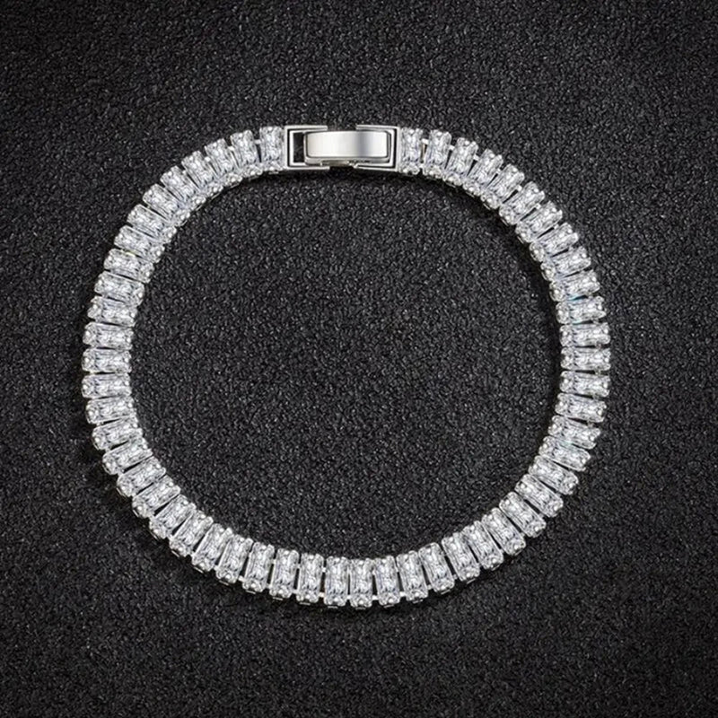 925 Sterling Silver Exquisite and Stylish Crystal Bracelet for Women