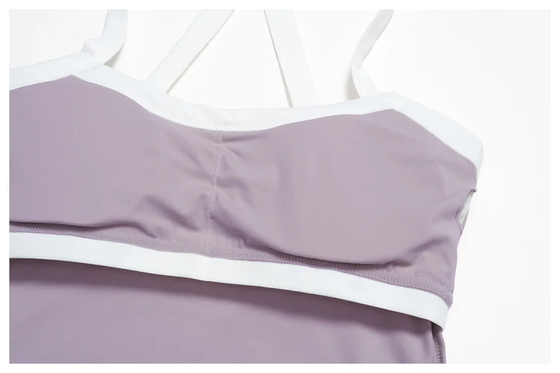 Women's Pilates Tank Top Push-Up Sports Bra Hollow Breathable Fitness Bras Gym Yoga Vest Running Tops High Strength Sportswear