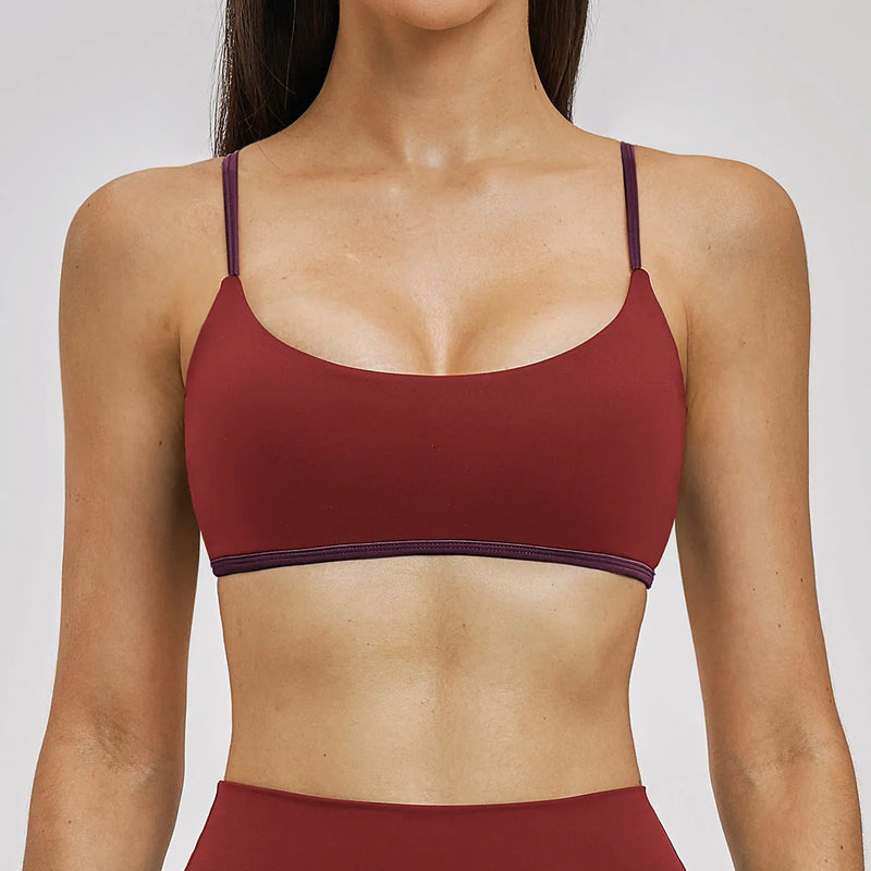 Sexy Women Sports Bra Push Up Fitness Top Yoga Bra Underwear Sport Tops Women Breathable Running Vest Bralette Workout Gym Bras