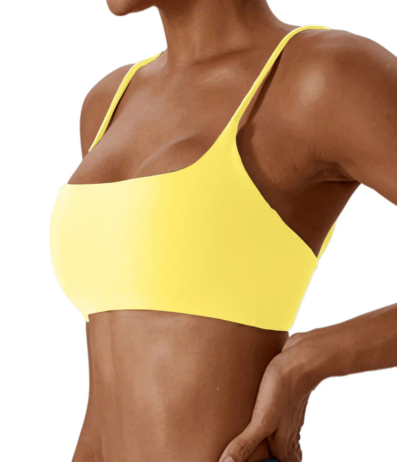 Super soft fabric back cross sports bra fitness top women's high-quality yoga clothes women's fitness running bra fitness yoga b