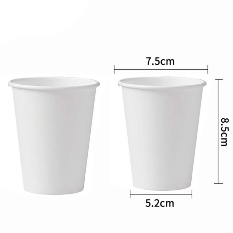 10/20/30/50/100pcs Disposable Paper Cups Solid Color For Water DIY Birthday Wedding Party Picnic BBQ Travel and More