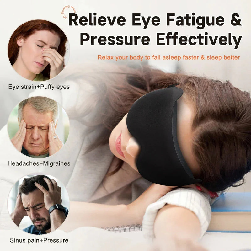 3D Contoured Sleep Mask