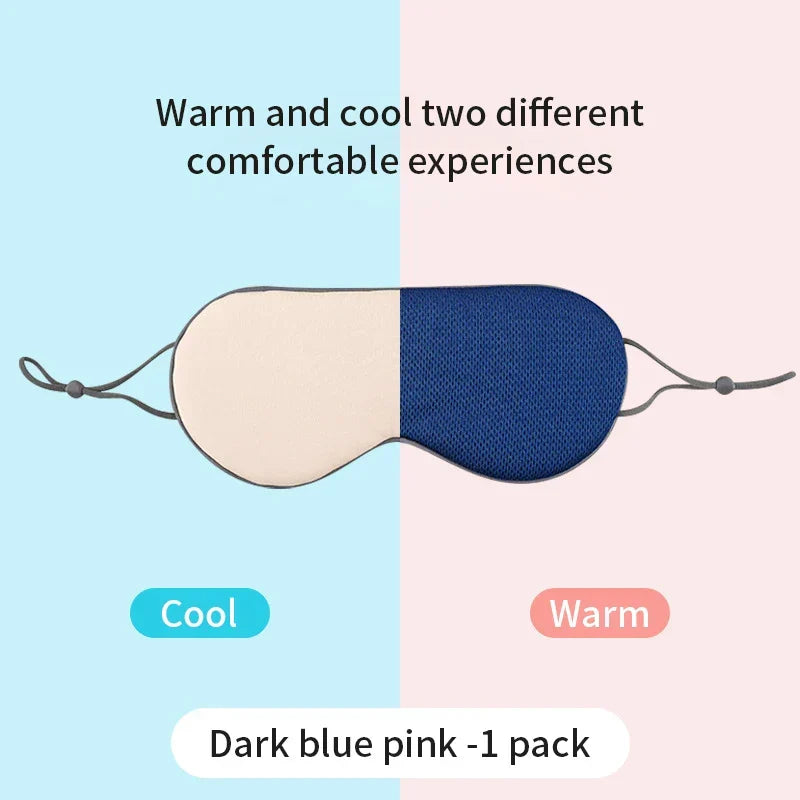 Korean Style Ice Silk Dual-Use Travel Eye Mask