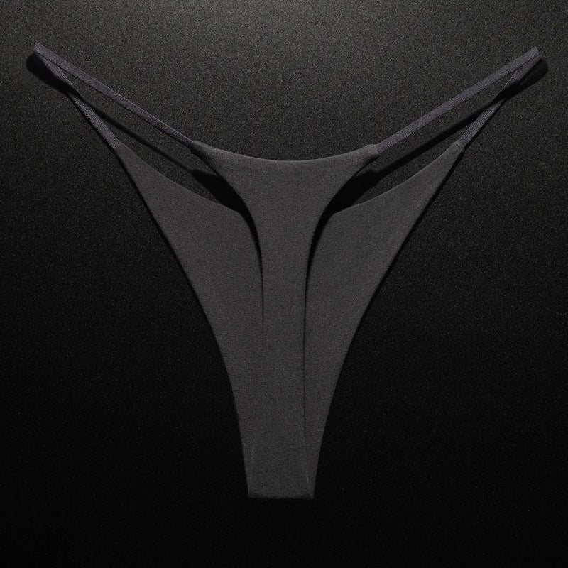 Low Waist Cotton Thong Women Panties Sexy Briefs T-back Bikini Underwear Seamless G String Sports Female Lingerie Size S-XXL