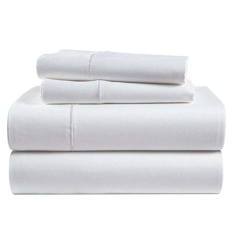 100% Egyptian Cotton Bed Sheet Set 1000TC Size Single, Double & Queen