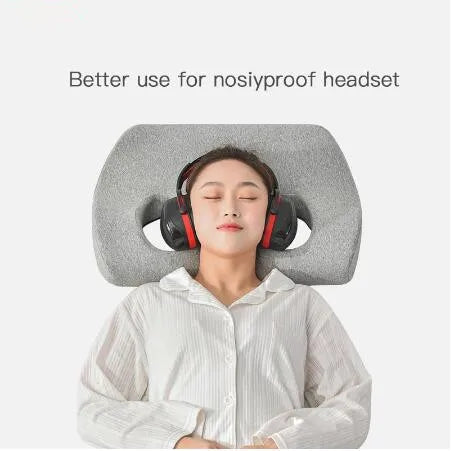 Memory Foam Pillow with Ear Hole