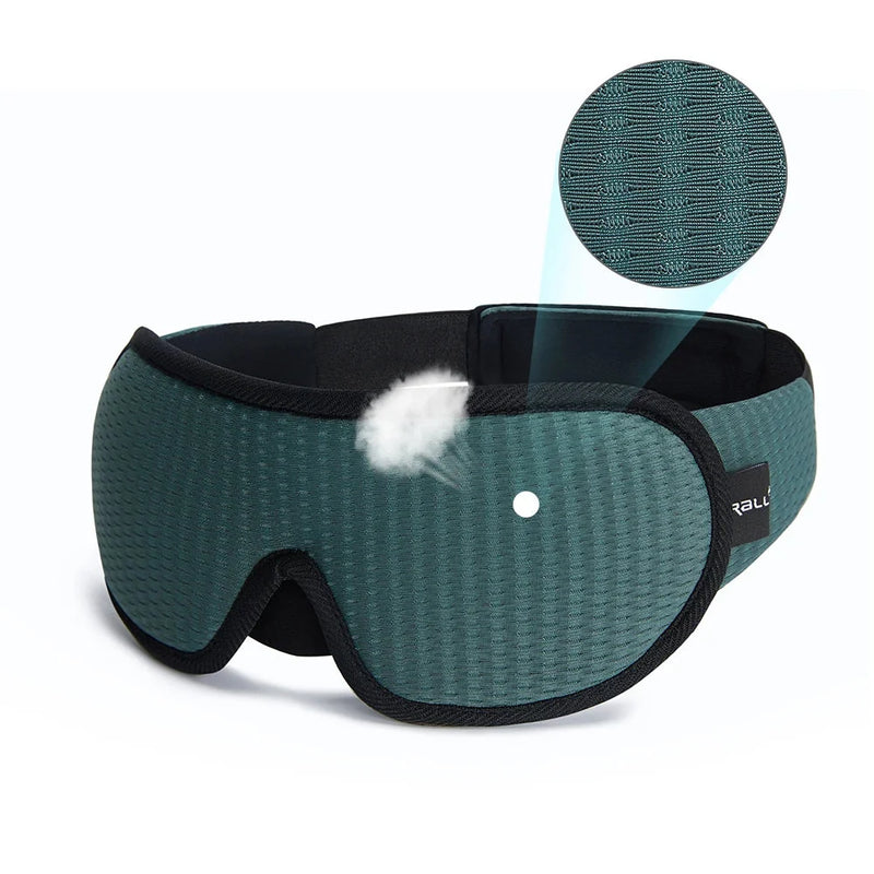 3D Sleeping Mask – Soft Padded Eye Shade with Light Blockout