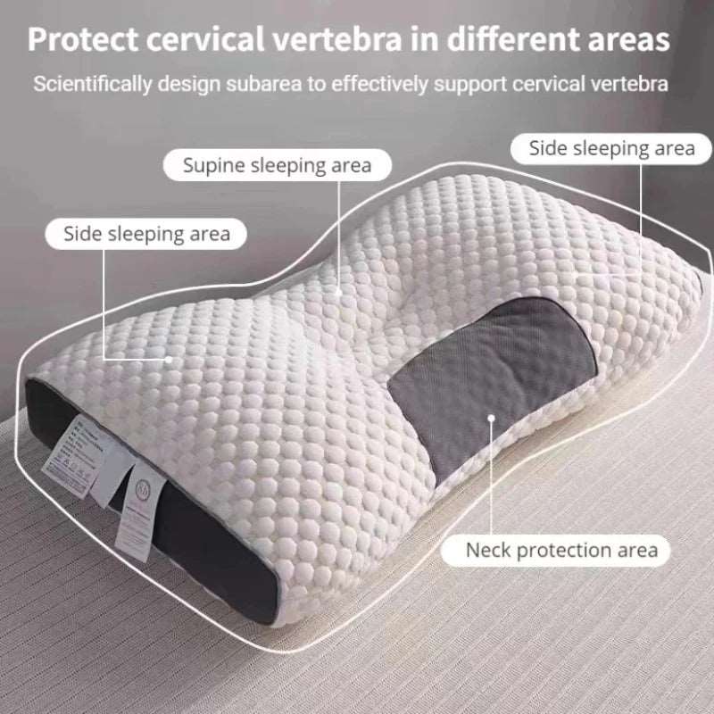 Cervical Orthopedic Neck Pillow Soybean Fiber Massage Pillow Core