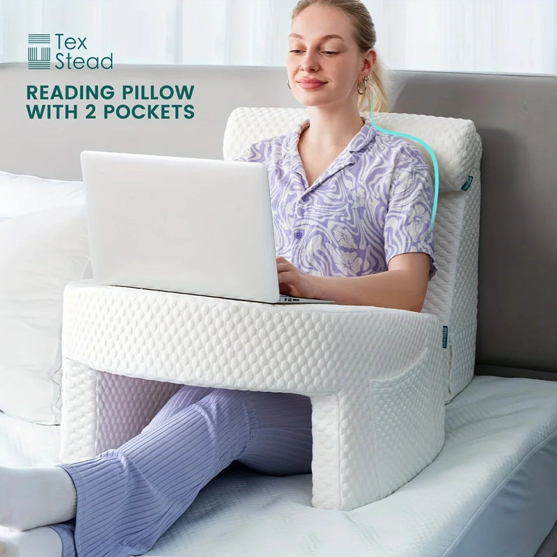 Gaming Armrest Pillow – Oversized Memory Foam Reading Cushion