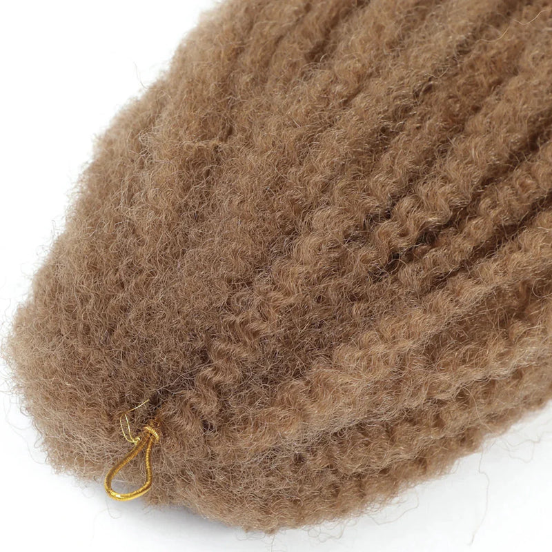 18" Marley Twist Braiding Hair | Crochet Braids | Afro Twist Kinky Hair Extensions | Ombre Colors | 30 Strands/Pack