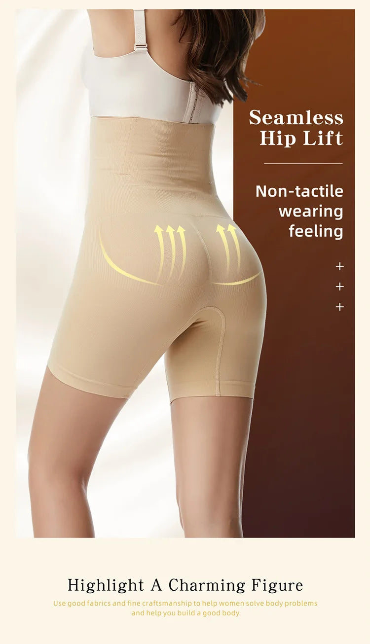 High Waist Trainer Panties Shapewear for Women Tummy Control Hip Butt Lifter Shorts Slimming Sheath Ladies Mid Thigh Body Shaper