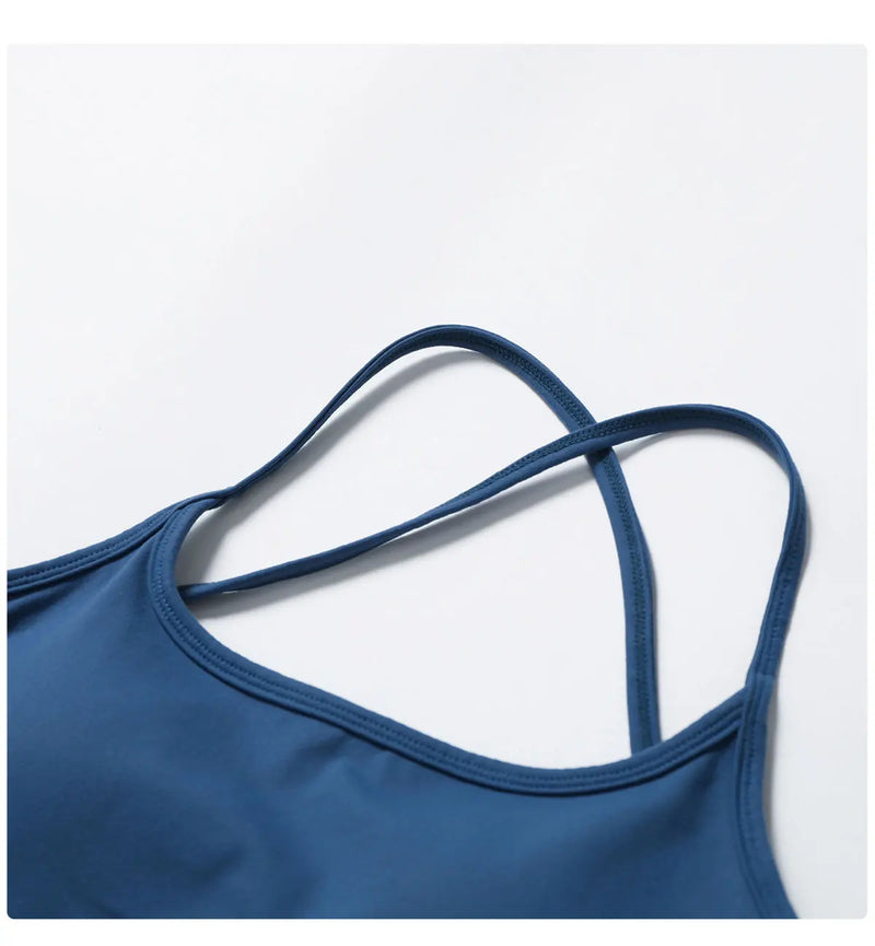 Sexy Cross Sports Bra Gym Top Women Training Running Yoga Bra Stretch Women Sports Underwear Fitness Workout Women Tank Tops