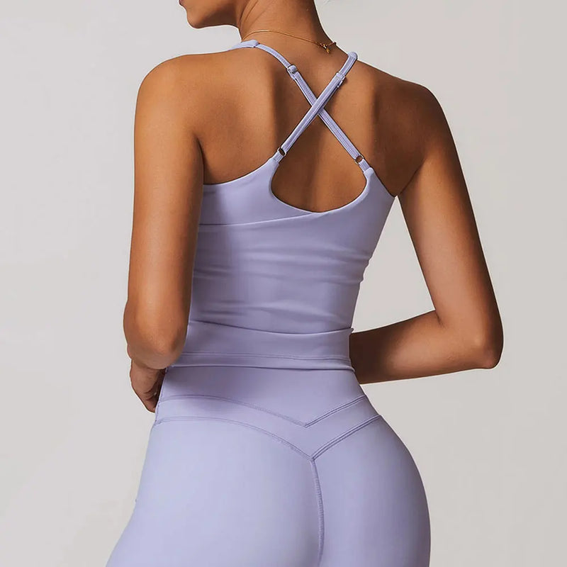 mikeyoga Breathable Sports Bra Fitness Top Women Underwear Yoga Bra Shockproof Crop Top Push Up Vest Sport Bra Gym Workout Top