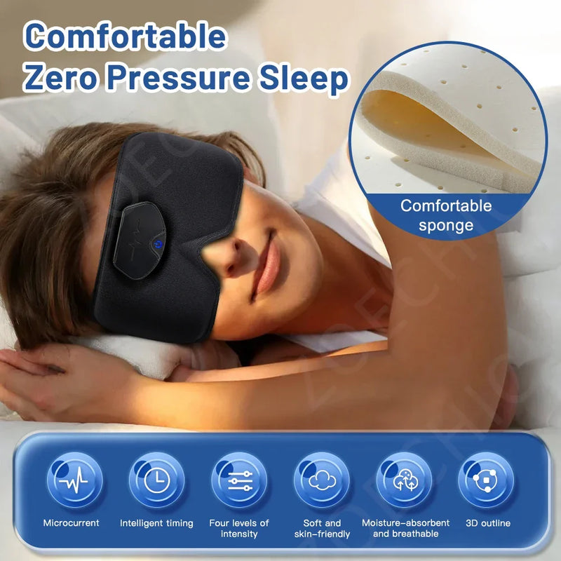 Smart EMS Head Massager Sleep Mask Migraine Relief