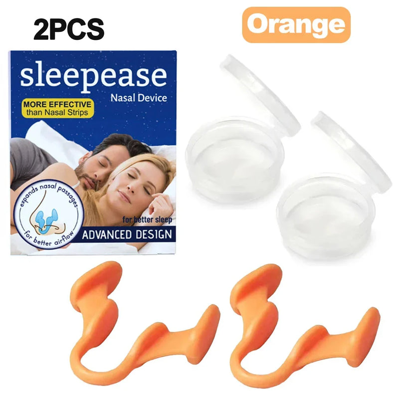 😴 Silicone Anti-Snoring Nose Clip