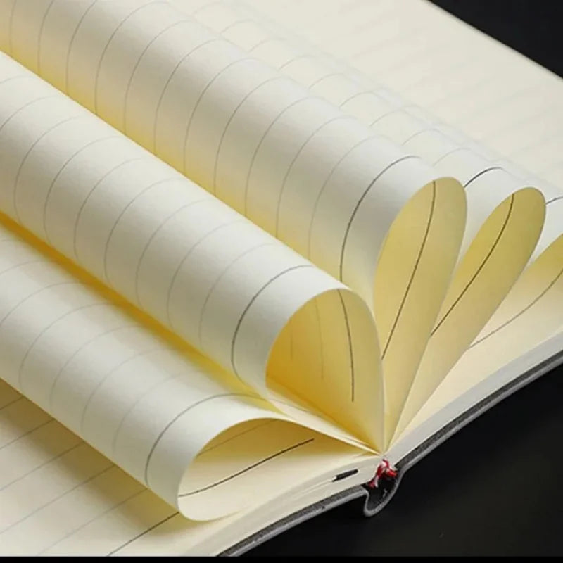A5 A6 Notebook Leather Office Journal Diary Notepad
