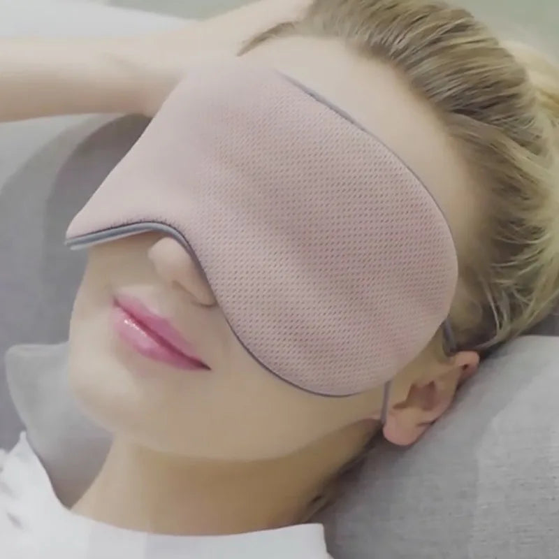 Korean Style Ice Silk Dual-Use Travel Eye Mask