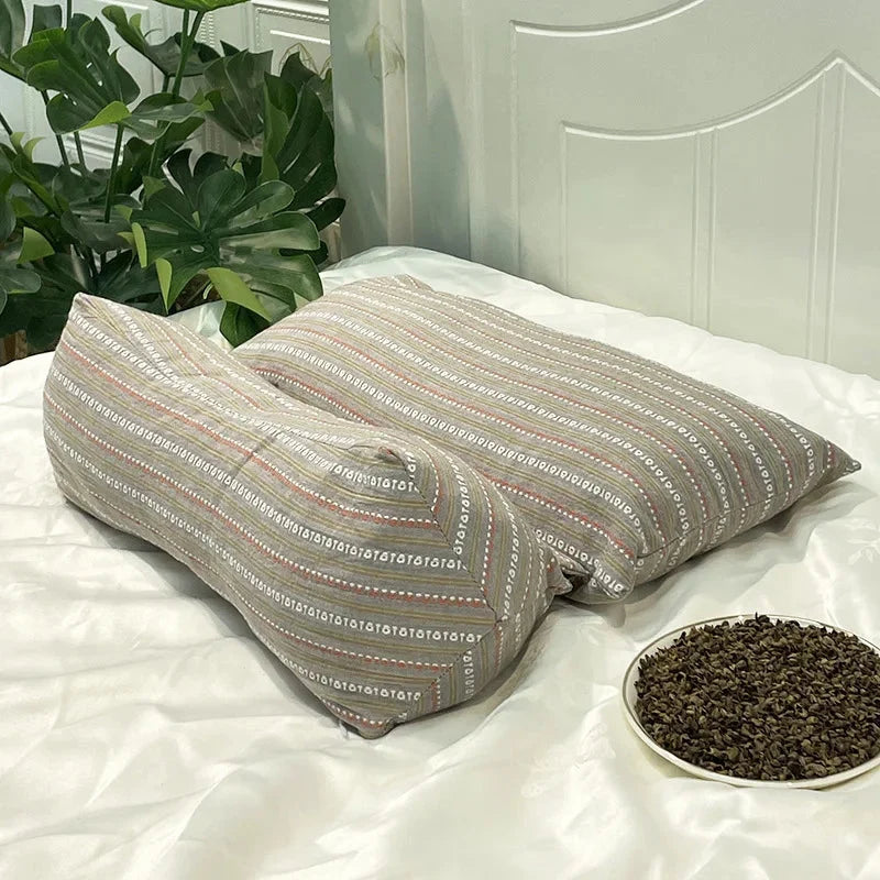 Cervical Protection Buckwheat Pillow – Ergonomic Neck Support