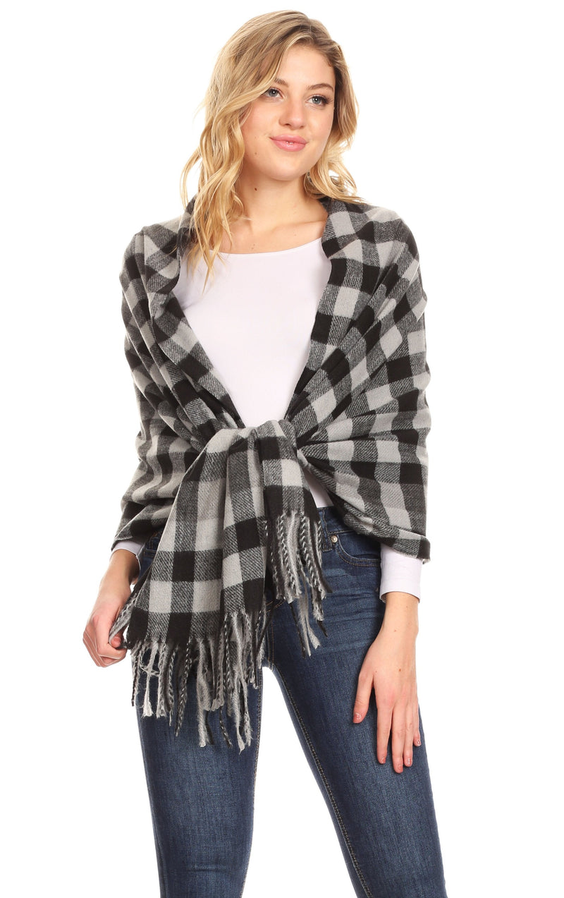 Sakkas Iris Warm Super Soft Cashmere Feel Pashmina Shawl Wrap Scarf for Women - Weddings, Festivals, Travel & Daily Wear