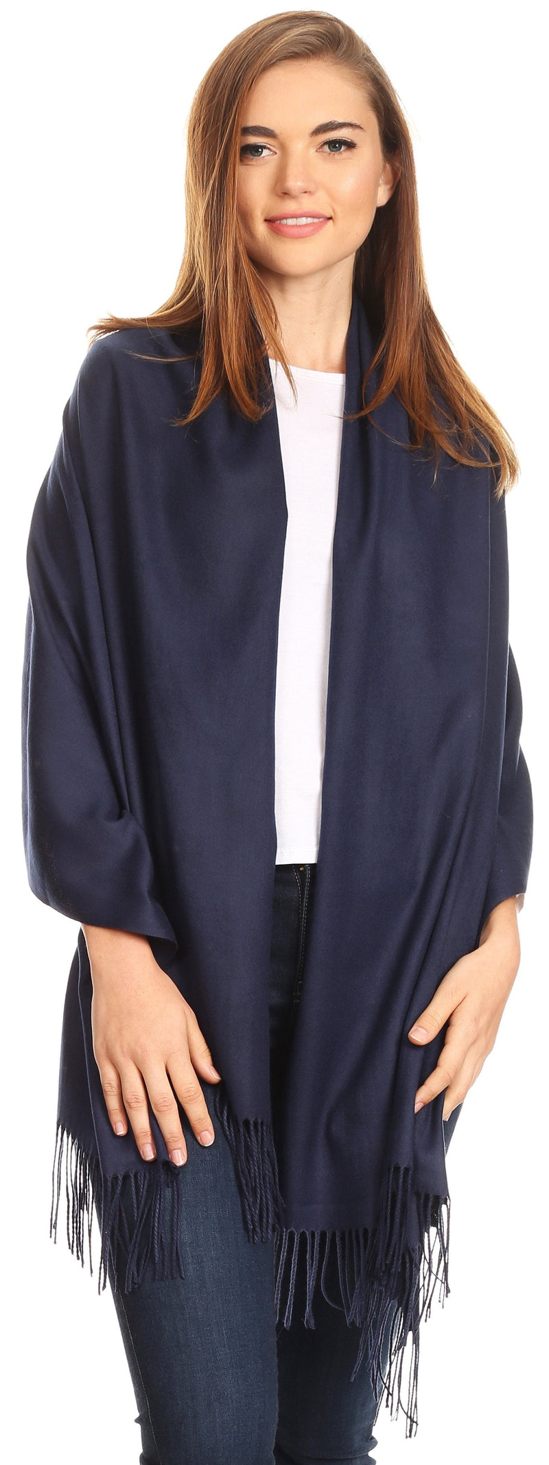 Sakkas Iris Warm Super Soft Cashmere Feel Pashmina Shawl Wrap Scarf for Women - Weddings, Festivals, Travel & Daily Wear