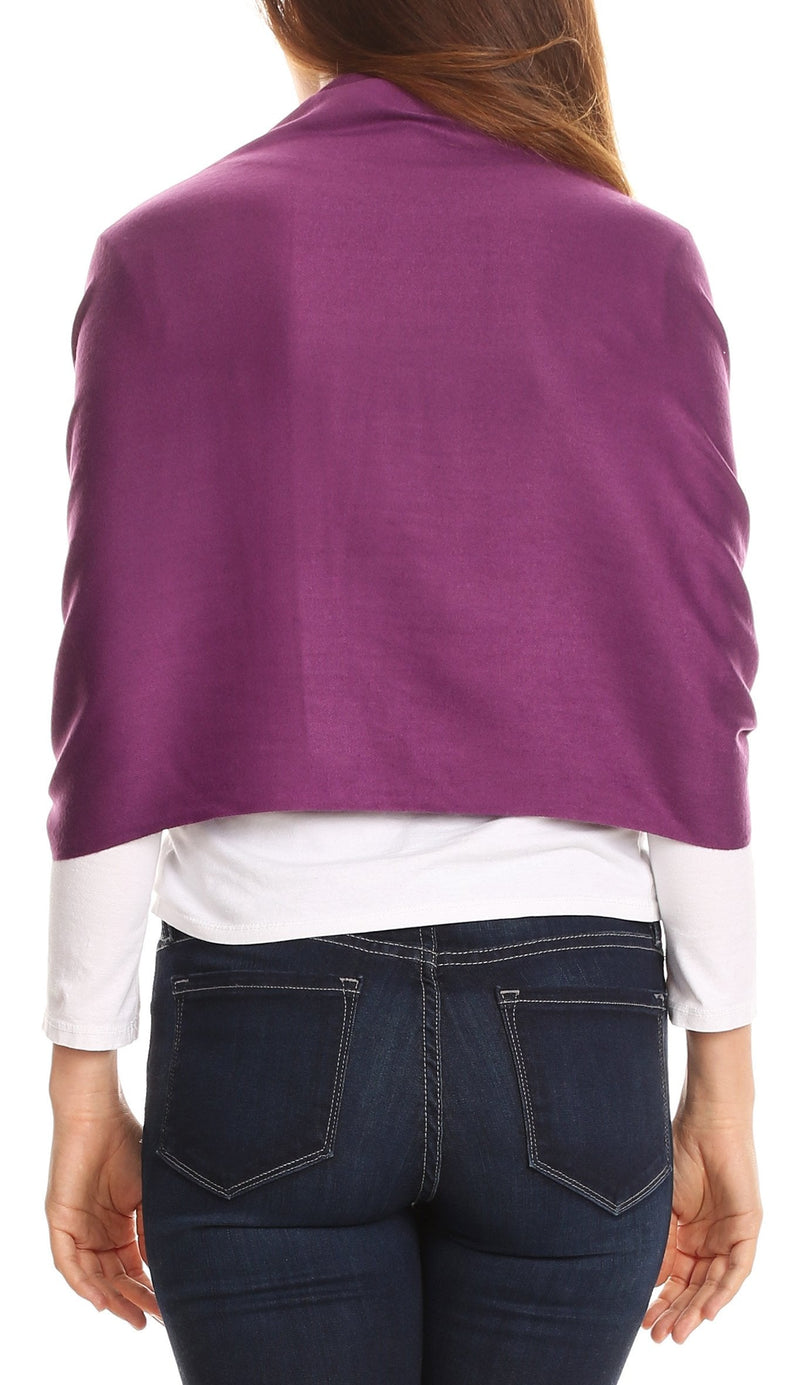 Sakkas Iris Warm Super Soft Cashmere Feel Pashmina Shawl Wrap Scarf for Women - Weddings, Festivals, Travel & Daily Wear